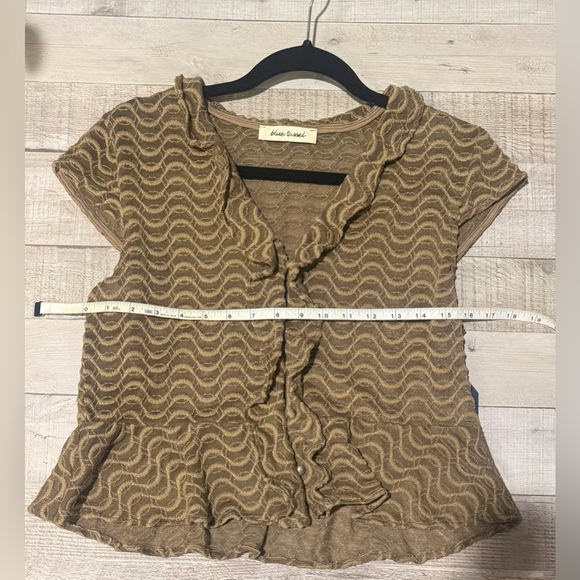 Brown Ruffle Top - Picture 5 of 5